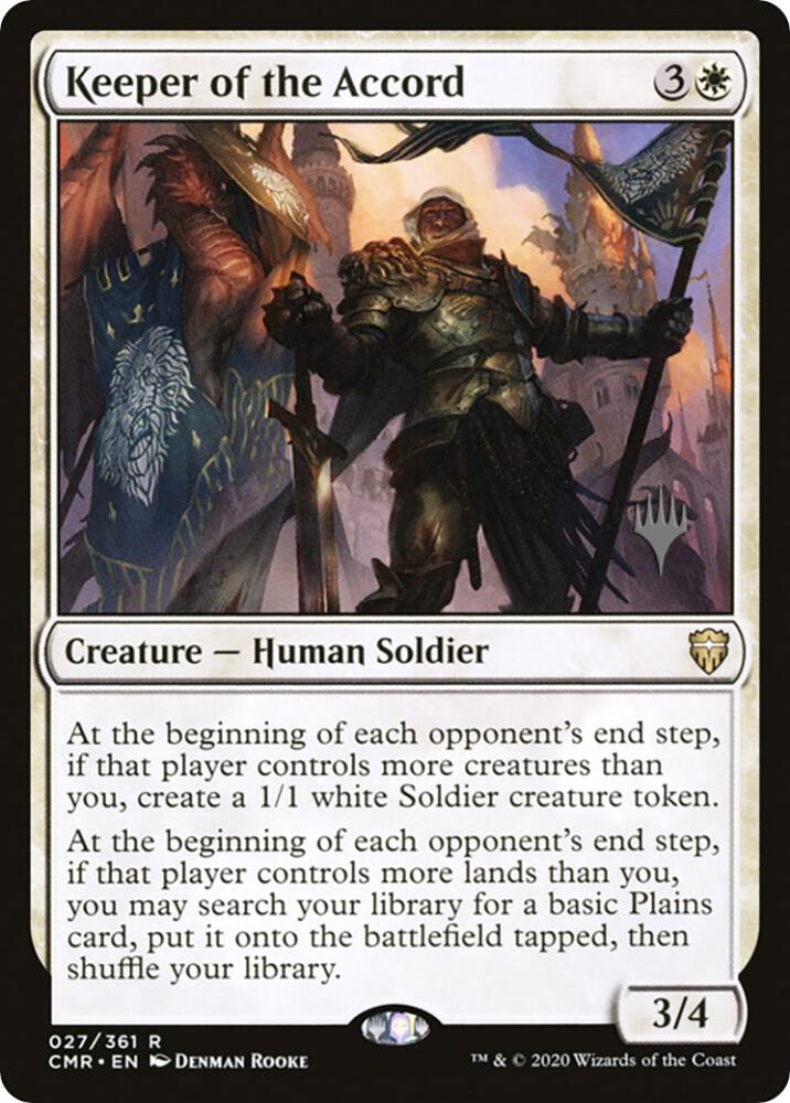 Keeper of the Accord #27p — Commander Legends Promos