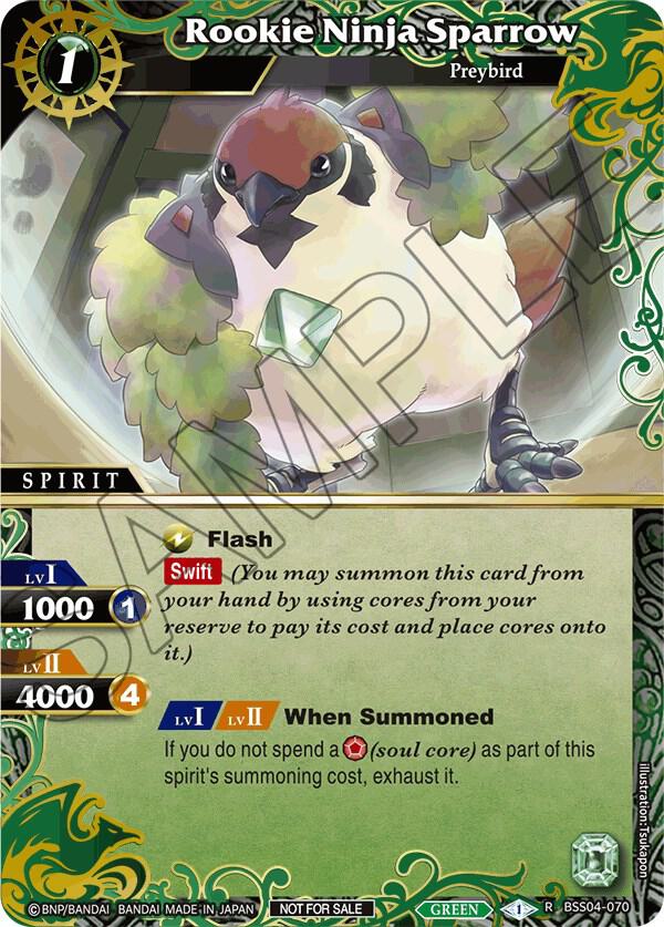 Rookie Ninja Sparrow (Grand Tour Finalist Card Set 2024 Vol. 1)