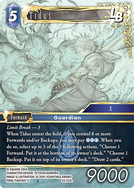Tidus LB - Hidden Hope - Final Fantasy TCG - TCGplayer.com