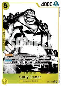 Curly.Dadan (Parallel) - Ultra Deck: The Three Brothers - One Piece card