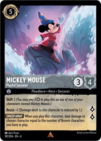 Mickey Mouse - Playful Sorcerer (Ursula's Return)
