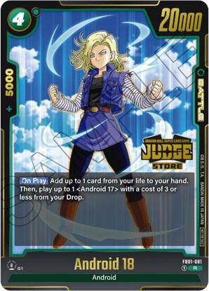 Android 18 - FB01-081 (Judge Pack (Store Judge) 01) - Tournament