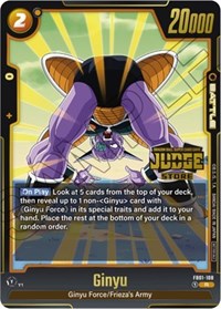 Ginyu FB01 108 Judge Pack Store Judge 01