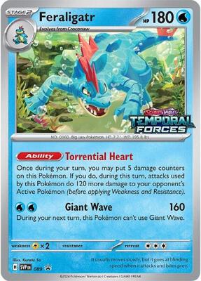 Feraligatr - 089 (Prerelease)
