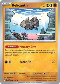 Relicanth - 084/162 - Deck Exclusives - Pokemon card