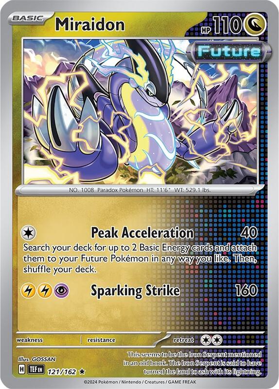 Miraidon 121/162 from Deck Exclusives