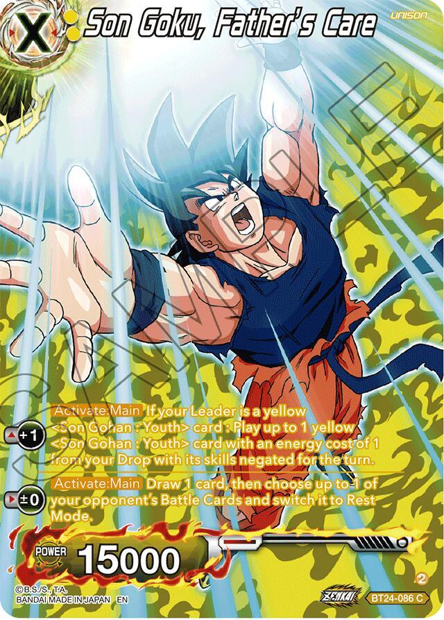 Son Goku, Father's Care (Collector Booster Silver) - Beyond Generations -  Dragon Ball Super: Masters