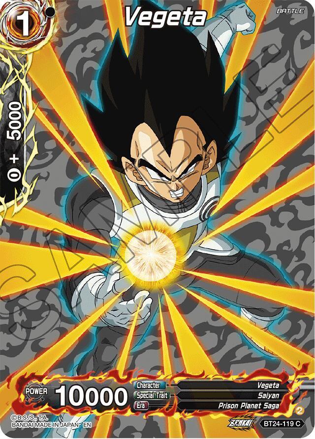 Vegeta (Collector Booster Silver) #BT24-119 — Beyond Generations