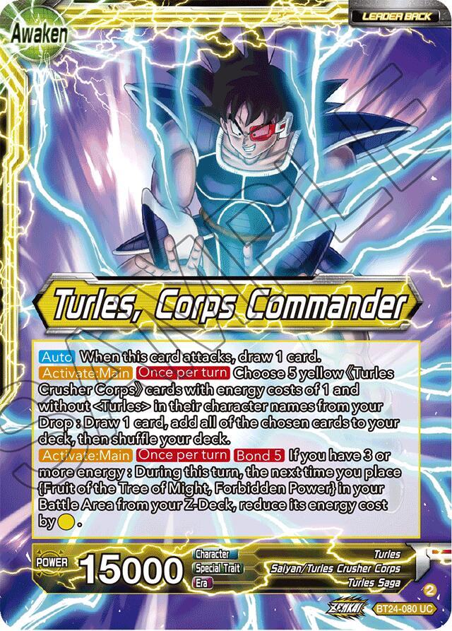 Turles // Turles, Corps Commander (Collector Booster Foil) #BT24-080 — Beyond Generations