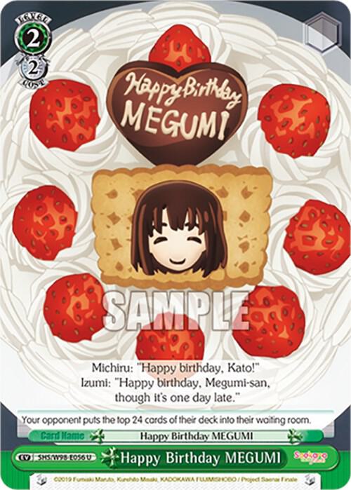 Happy Birthday MEGUMI