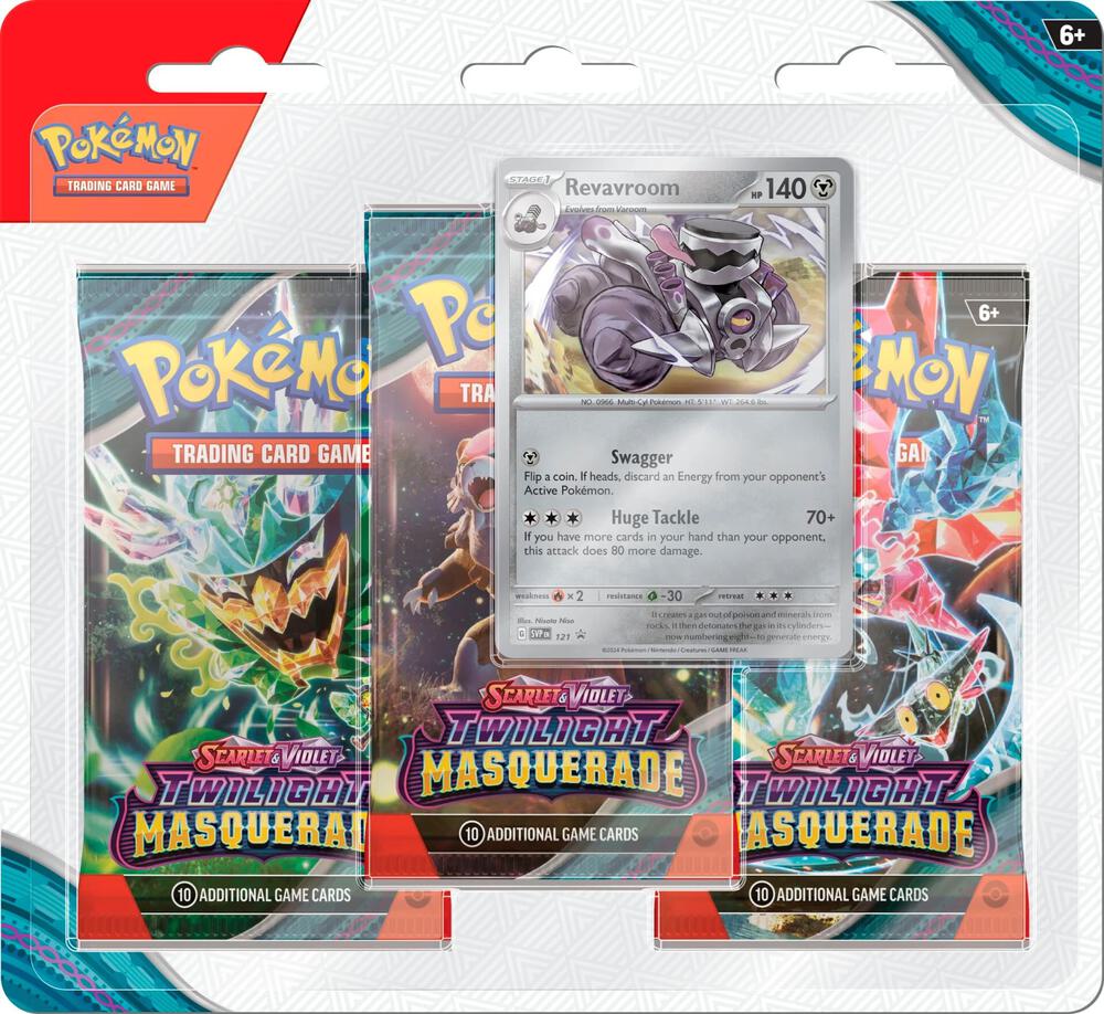 Twilight Masquerade 3 Pack Blister [Revavroom] - SV06: Twilight