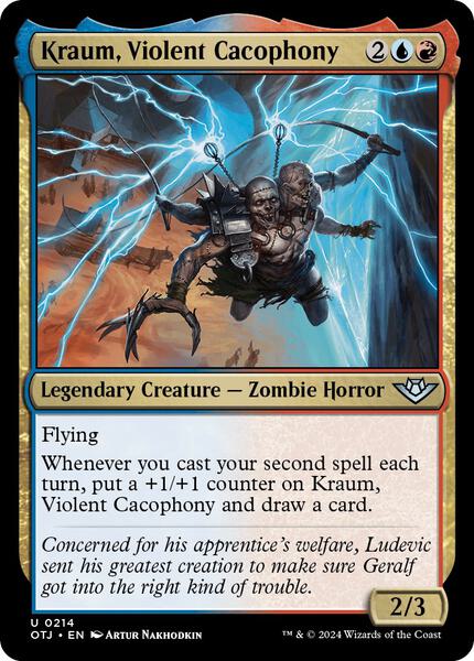 Kraum, Violent Cacophony - Outlaws of Thunder Junction - Magic