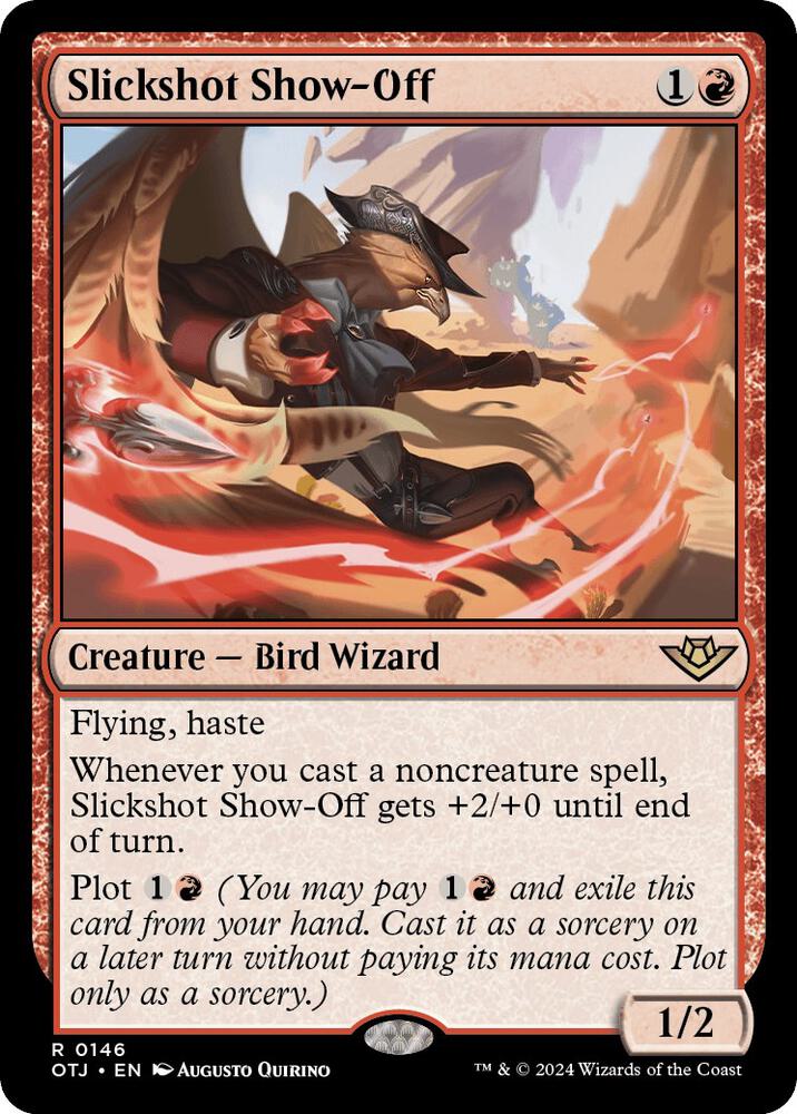 精鋭射手団の目立ちたがり/Slickshot Show-Off 4枚セット Slickshot Show-Off - Outlaws of Thunder Junction - Magic: The