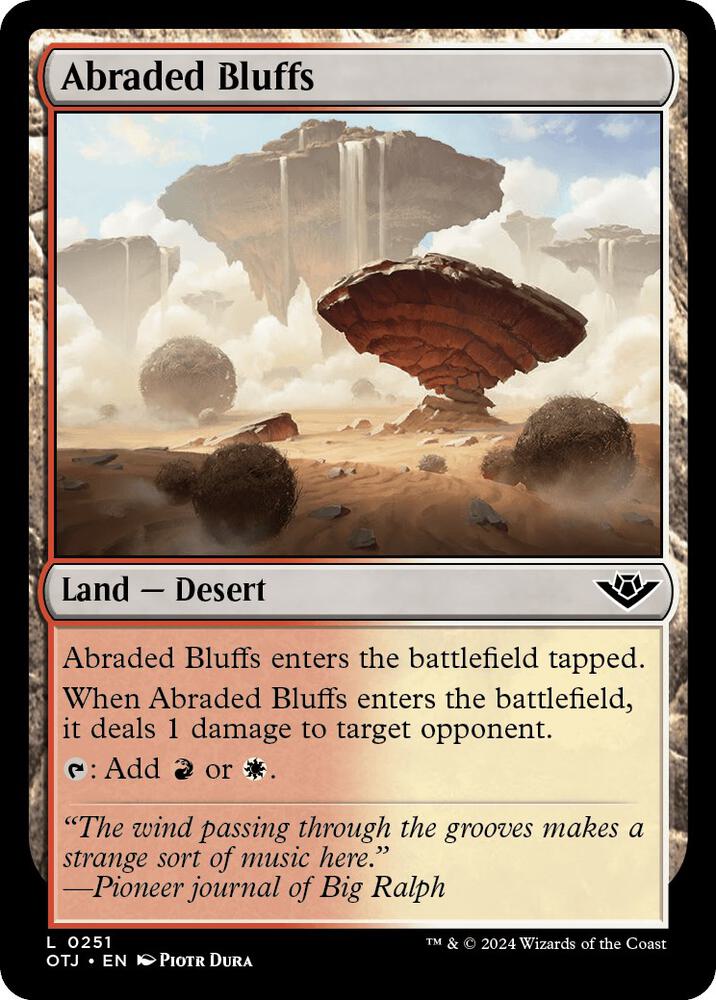 Abraded Bluffs - Outlaws of Thunder Junction - Magic: The