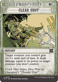 Clear Shot (Outlaws of Thunder Junction: Breaking News)