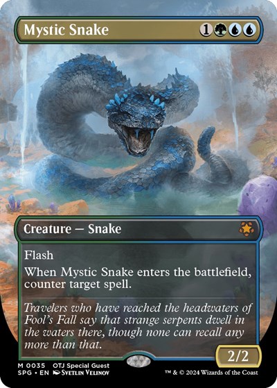 Mystic Snake Borderless
