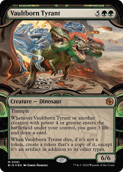 Vaultborn Tyrant (Showcase) (Raised Foil)