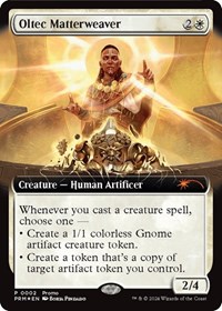 Oltec Matterweaver (Extended Art) - Launch Party & Release Event Promos - Magic: The Gathering card