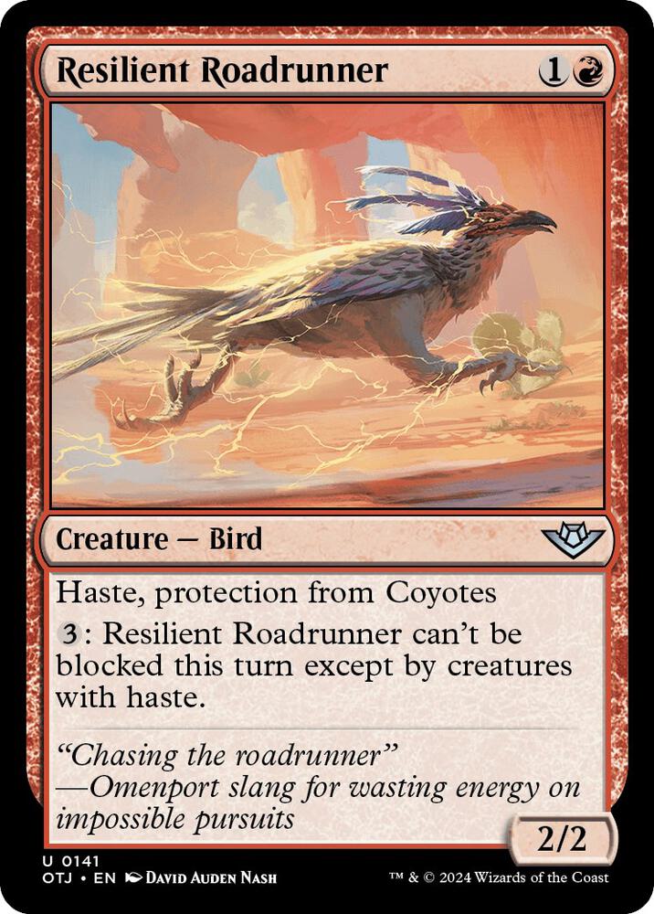 Resilient Roadrunner 141 card