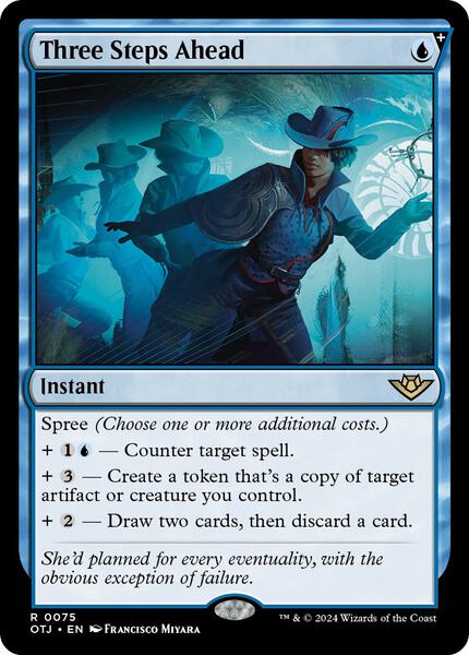 Three Steps Ahead - Outlaws of Thunder Junction - magic