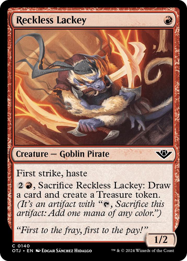 Reckless Lackey - Outlaws of Thunder Junction - Magic: The