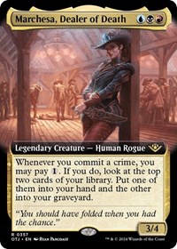 Marchesa, Dealer of Death (Extended Art) - Outlaws of Thunder Junction - Magic: The Gathering card