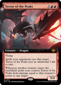 Terror of the Peaks (Extended Art) (Foil)