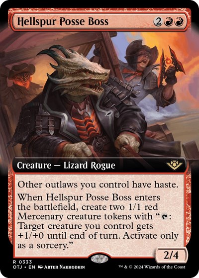 Hellspur Posse Boss Extended Art