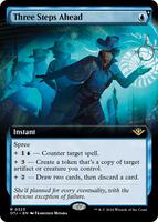 MTG 三歩先 Three Steps Ahead 拡張　foil 4枚　英語 Three Steps Ahead (Extended Art) - Outlaws of Thunder