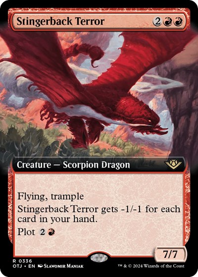 Stingerback Terror Extended Art