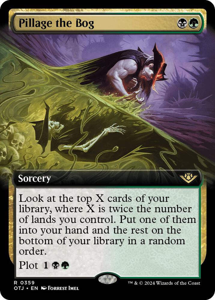 Pillage the Bog (Extended Art) 359 card
