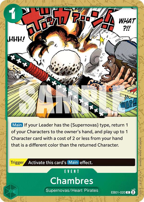 Chambres onepiece card