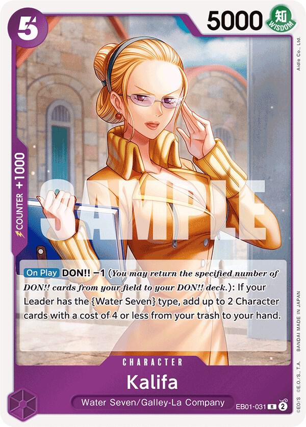 Kalifa - Extra Booster: Memorial Collection - One Piece Card Game - TCGplayer.com Kalifa - Extra Booster: Memorial Collection - One Piece Card Game - TCGplayer.com