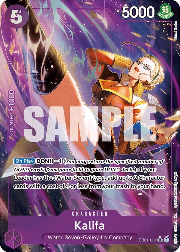 Kalifa Alternate Art onepiece card