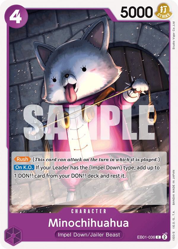 Minochihuahua onepiece card