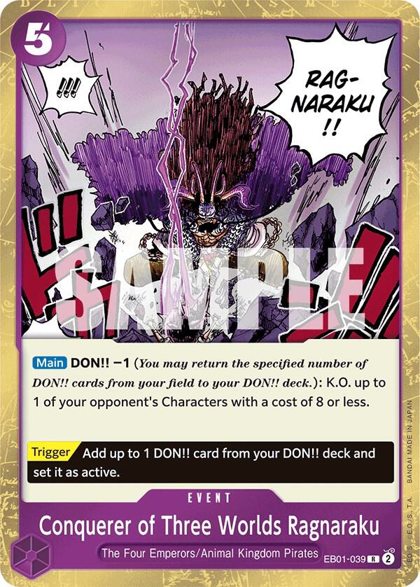 Conquerer of Three Worlds Ragnaraku onepiece card