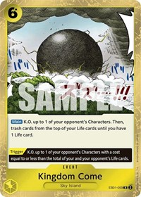 Kingdom Come - Extra Booster: Memorial Collection - One Piece card