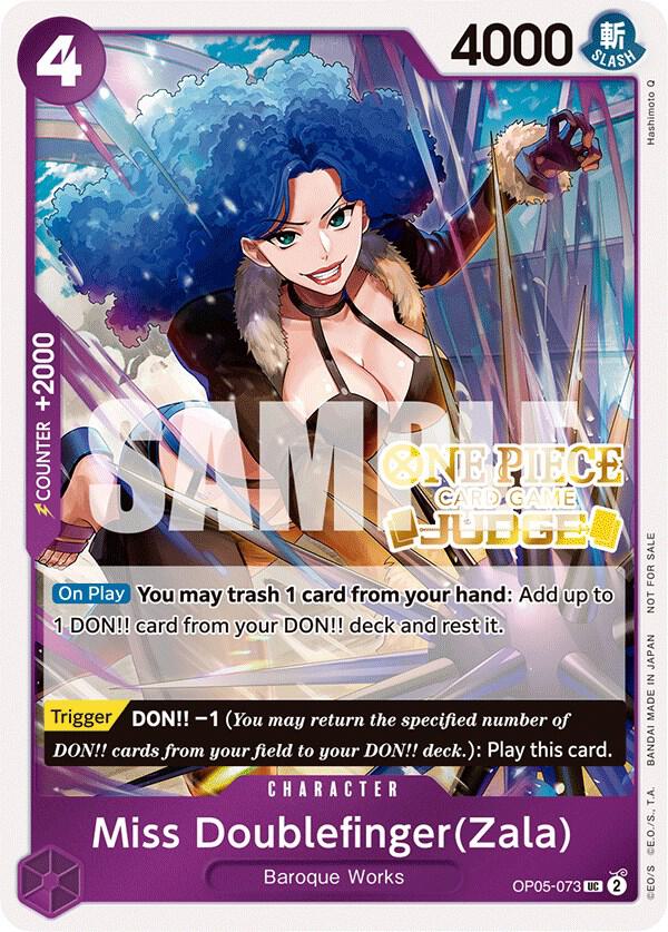 Miss Doublefinger(Zala) (Judge Pack Vol. 3) - One Piece Promotion