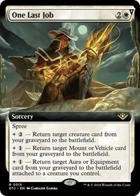 One Last Job (Extended Art)