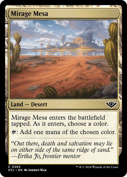 Mirage Mesa - Outlaws of Thunder Junction - Magic: The Gathering