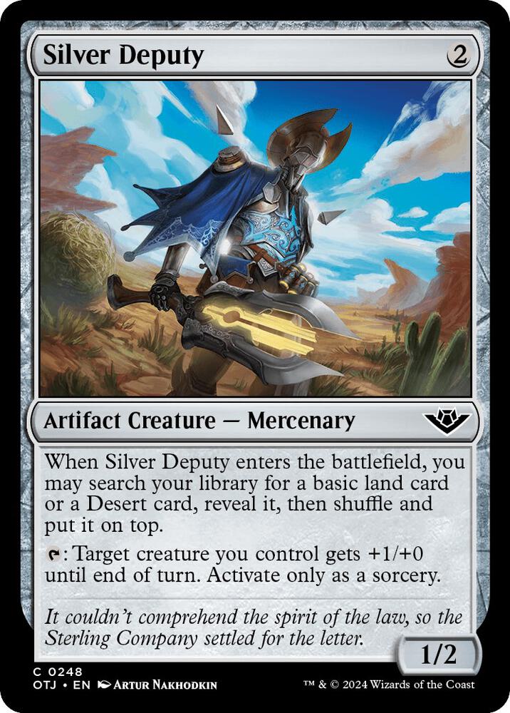 Silver Deputy - Outlaws of Thunder Junction - Magic: The Gathering -  TCGplayer.com