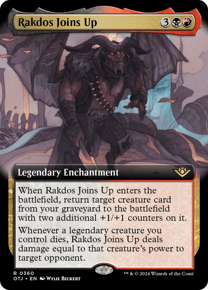 Rakdos Joins Up (Extended Art) 360 card
