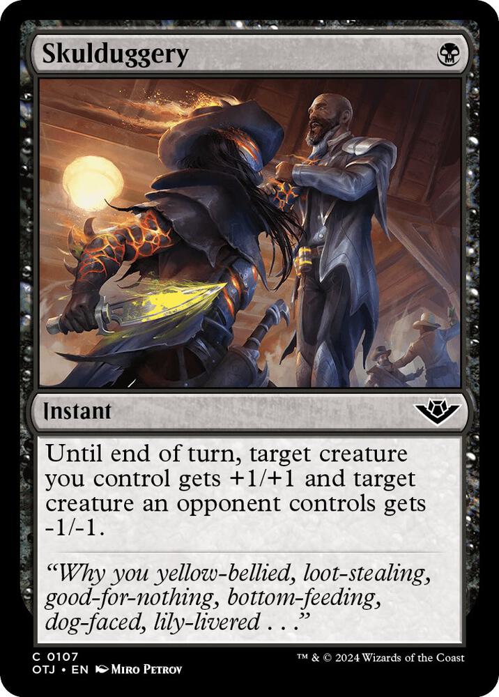 Skulduggery - Outlaws of Thunder Junction - Magic: The Gathering