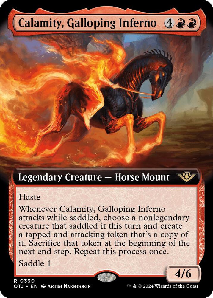 Calamity, Galloping Inferno (Extended Art) - Outlaws of Thunder