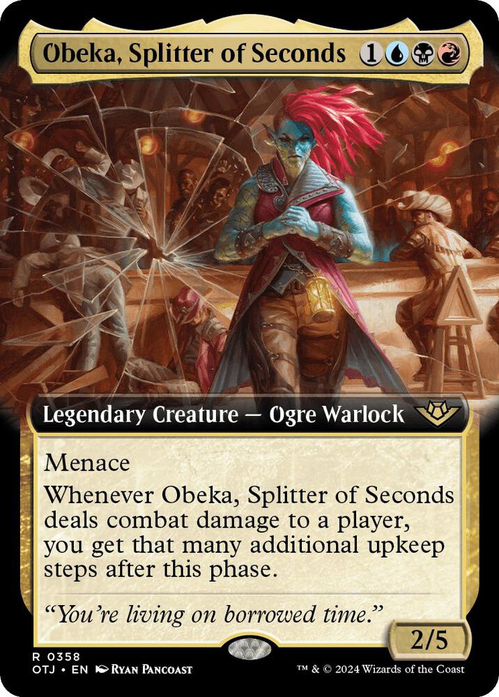 Obeka, Splitter of Seconds (Extended Art) - Outlaws of Thunder