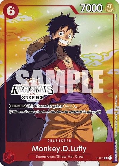 Monkey.D.Luffy (001) (Offline Regional 2024 Vol. 2) [Participant] One Piece Promotion Cards card price