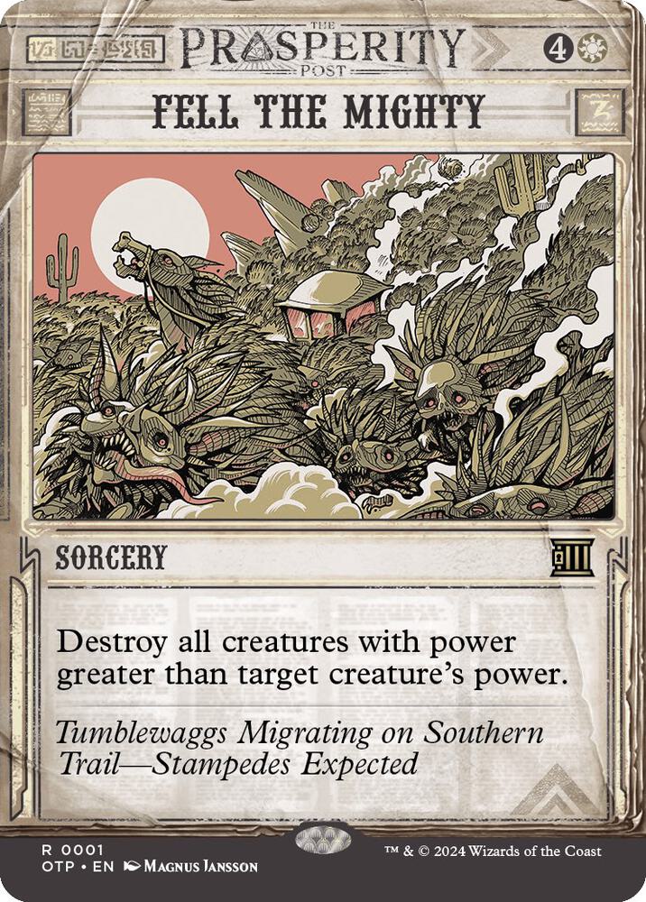 Fell the Mighty #1 — Breaking News