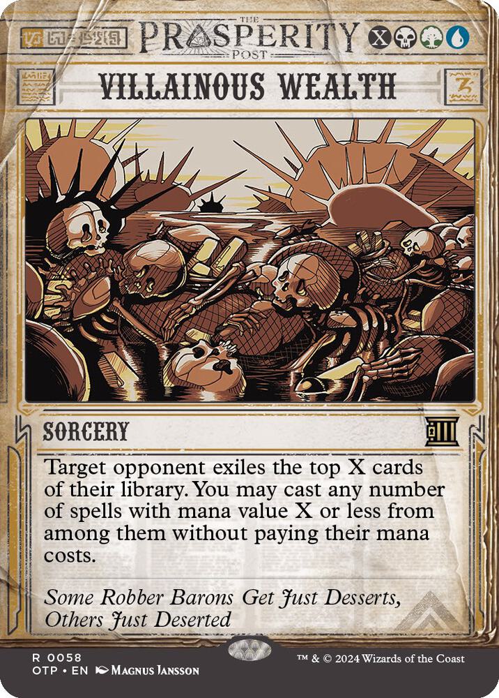 Villainous Wealth - Outlaws of Thunder Junction: Breaking News - Magic: The  Gathering - TCGplayer.com