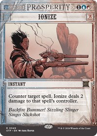 Ionize - Outlaws of Thunder Junction: Breaking News - Magic: The Gathering card