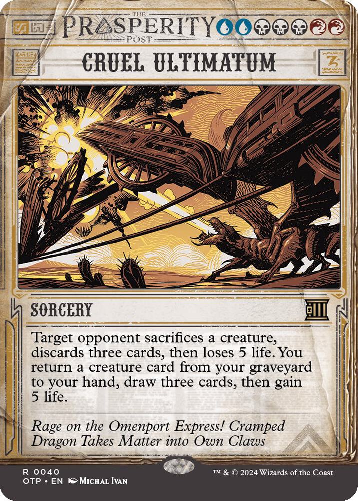 Cruel Ultimatum - Outlaws of Thunder Junction: Breaking News - Magic: The  Gathering - TCGplayer.com